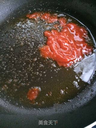 番茄酱油泡豆腐的做法步骤：3