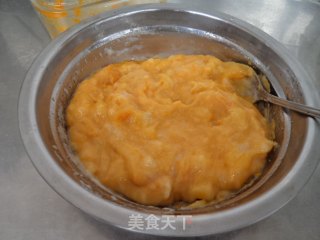 豆沙馅南瓜冰皮月饼的做法步骤：6