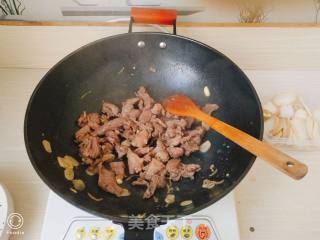 羊肉小炒杏鲍菇的做法步骤：6