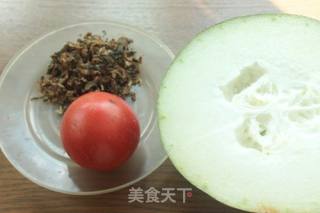 番茄冬瓜梅菜汤的做法步骤：1