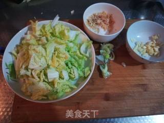 虾皮娃娃菜的做法步骤：2