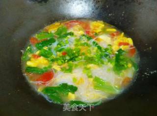 番茄鸡蛋粉丝的做法步骤：18