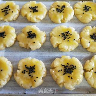 芝麻酥饼的做法步骤：9