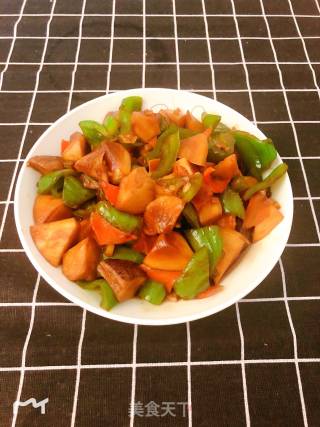 蚝油烧杏鲍菇的做法步骤：4