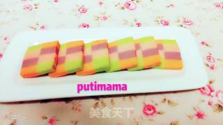 自创彩格饼干的做法步骤：10