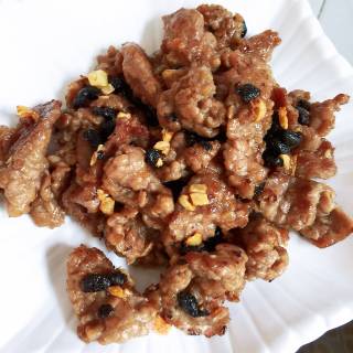 凉瓜炒牛肉的做法步骤：7