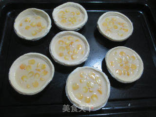 玉米粒蛋挞的做法步骤：9