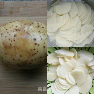 腊味土豆片的做法步骤：1