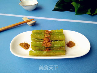 孜然苦瓜的做法步骤：9