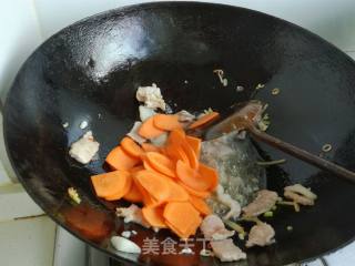 秋葵炒肉的做法步骤：5