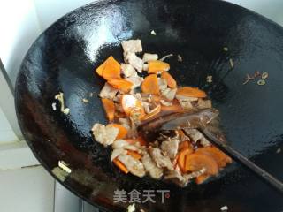 秋葵炒肉的做法步骤：6