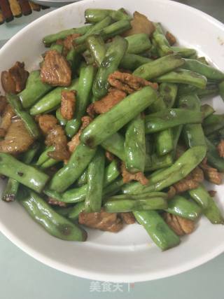四季豆炒肉的做法步骤：7