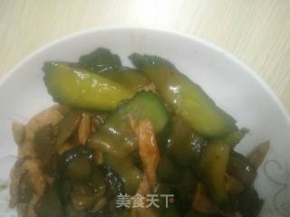 青瓜炒肉的做法步骤：9