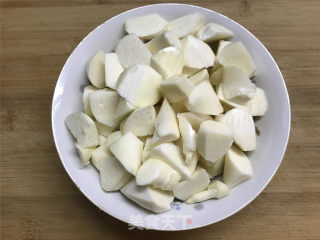 油焖茭白的做法步骤：1