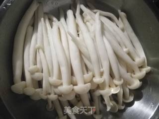 肉末蒸白玉菇的做法步骤：3