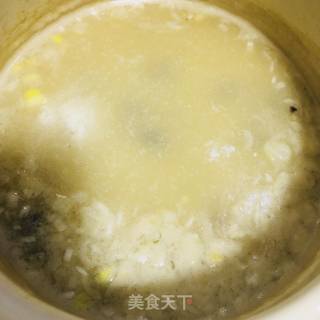 鸭汤海参粥的做法步骤：4