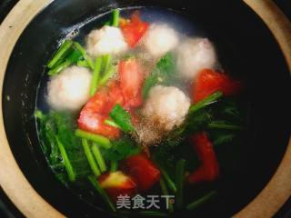 菠菜虾丸汤的做法步骤：6