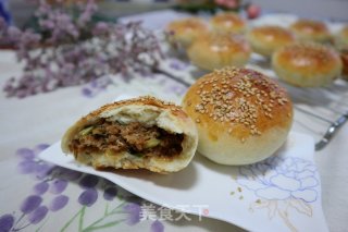 葱油萝卜丝烧饼的做法步骤：1