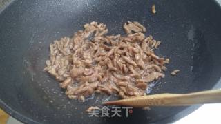 蒜苗炒肉丝的做法步骤：7