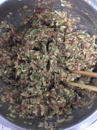 南瓜肉饺子的做法步骤：7