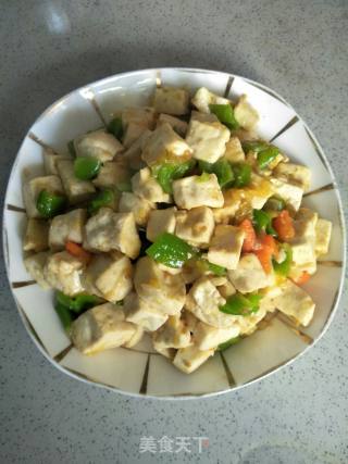 炒豆腐的做法步骤：9