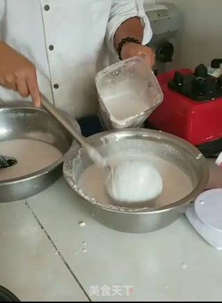 纯大米发糕的做法步骤：2