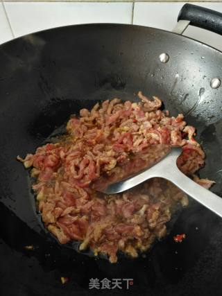 四季豆炒肉丝的做法步骤：6