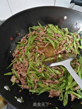四季豆炒肉丝的做法步骤：7