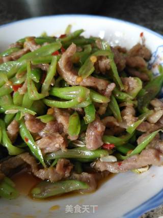 四季豆炒肉丝的做法步骤：8