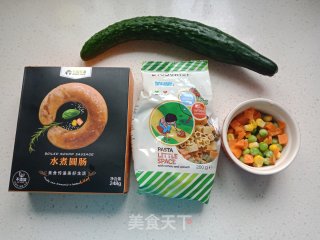 水煮圆肠意大利面的做法步骤：1