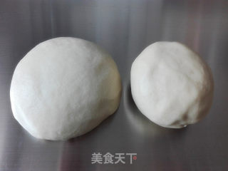 红豆沙蛋黄酥的做法步骤：2