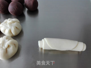红豆沙蛋黄酥的做法步骤：5