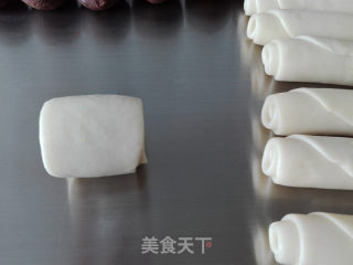 红豆沙蛋黄酥的做法步骤：6