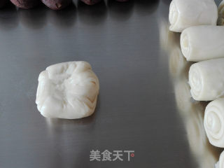 红豆沙蛋黄酥的做法步骤：7