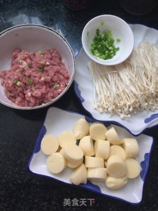 金针菇日本豆腐的做法步骤：1