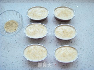 芝麻海绵小蛋糕的做法步骤：8