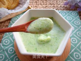 6M+宝宝辅食——奶香西蓝花土豆泥的做法步骤：8