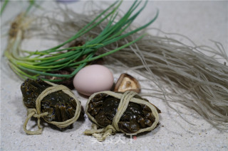 菌菇闸蟹汤粉的做法步骤：1