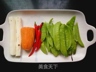 蚝油时蔬的做法步骤：1