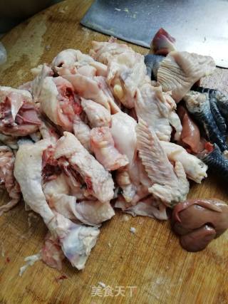 香辣青豆鸡的做法步骤：1