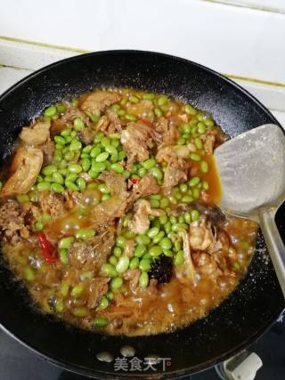 香辣青豆鸡的做法步骤：7
