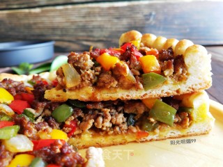 酱香脆底馅饼的做法步骤：16