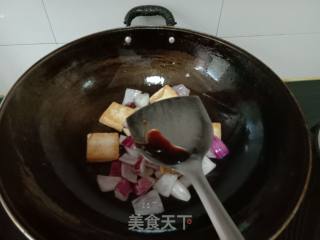 洋葱炒豆腐的做法步骤：5