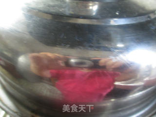 香肠蒸小素鸡的做法步骤：9