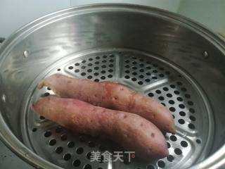 地瓜糯米饼的做法步骤：1