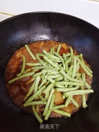 小炒酱香肉豆角的做法步骤：5