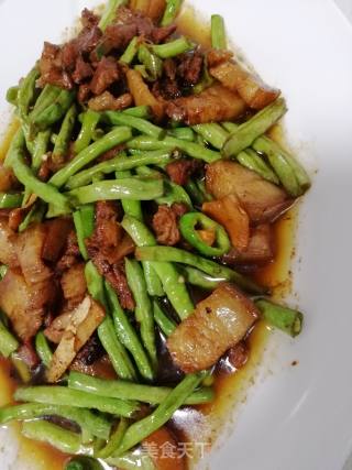 小炒酱香肉豆角的做法步骤：7