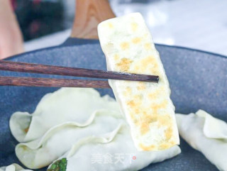 鸡肉苋菜锅贴的做法步骤：9