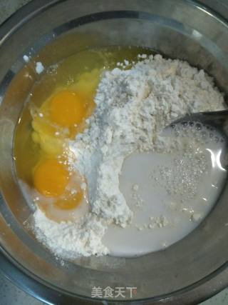 椰奶早餐饼的做法步骤：2