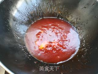 茄汁面筋的做法步骤：5